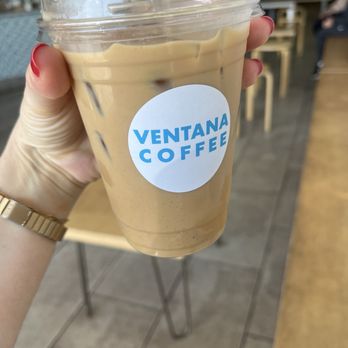 Ventana Coffee - Iced vanilla bean latte - Coffee & Tea Near Me - Covina, California