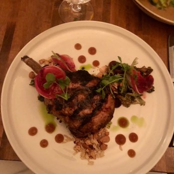 Dune - This was from October of 2019 and it was a delicious pork chop! - New American Near Me - Nantucket, Massachusetts