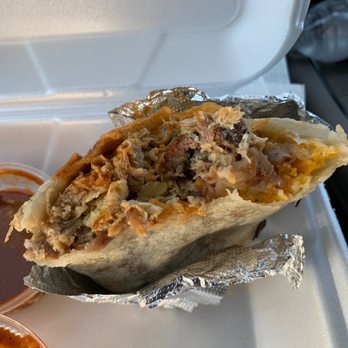 Meester Zebra - Breakfast burrito with carnitas. - American Near Me - Cathedral City, California Meester Zebra - Breakfast burrito with carnitas. - American Near Me - Cathedral City, California
