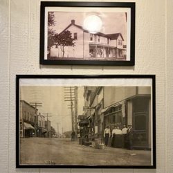 Jimmy's Strip District Grill - Historical photos on wall