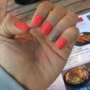 Luxury Nails - My friends more girlie manicure but so pretty!!! - Nail Salons Near Me - Coconut Creek, Florida