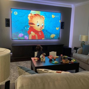 Audio Video Architects - My 2.5 year old daughter loves it. Daniel Tiger is like 3x her size haha. - Home Theatre Installation Near Me Audio Video Architects - My 2.5 year old daughter loves it. Daniel Tiger is like 3x her size haha. - Home Theatre Installation Near Me