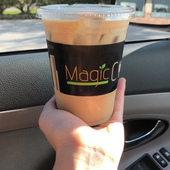 Magic Cup - Jasmine milk tea - Coffee & Tea Near Me - Houston, Texas Magic Cup - Jasmine milk tea - Coffee & Tea Near Me - Houston, Texas