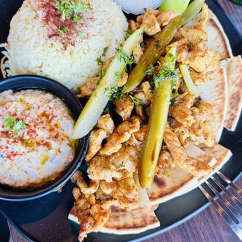 Kabob House - Chicken Shawarma Plate - Mediterranean Near Me - Temecula, California Kabob House - Chicken Shawarma Plate - Mediterranean Near Me - Temecula, California