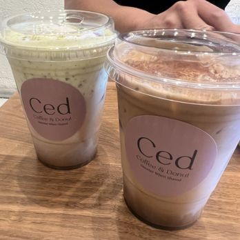 Ced Coffee & Donut - Pistachio Einspanner & Tiramisu Einspanner - Coffee & Tea Near Me - Garden Grove, California