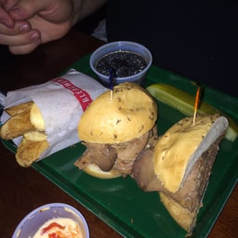 Bleacher Bar - French dip. - Sports Bars Near Me - Boston, Massachusetts