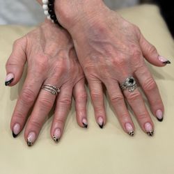 Belterra Nails Spa - Zoe did this for Halloween cheetah style... Freehand at that. Very impressive.