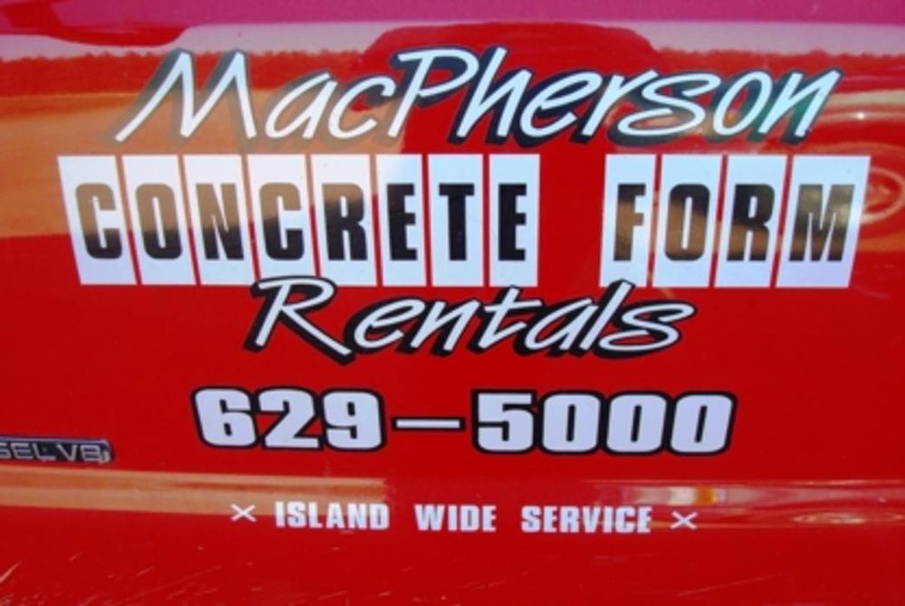 MACPHERSON CONCRETE FORM RENTALS Updated August 2024 18 Photos