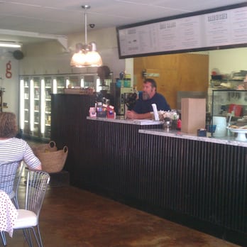 Ginger Corner Market - Front counter, Their handy man happen to be on hand to put some finishing touches on the place. - Sandwiches Near Me - Pasadena, California
