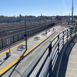 City College Light Rail - Overhead view (from ramp)