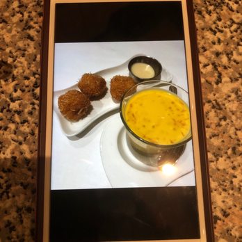 Ty Ginger Asian Bistro - Mango lassi type of desserts, and fried shrimp balls - Asian Fusion Near Me - Dublin, Ohio Ty Ginger Asian Bistro - Mango lassi type of desserts, and fried shrimp balls - Asian Fusion Near Me - Dublin, Ohio