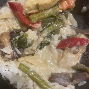 Koon Thai - Half of my tofu green curry take out order. - Thai Near Me - Hewitt, New Jersey Koon Thai - Half of my tofu green curry take out order. - Thai Near Me - Hewitt, New Jersey