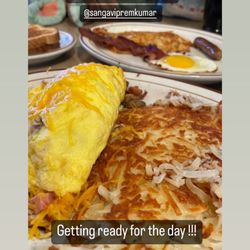 Kristy's Family - Meat lovers omelette