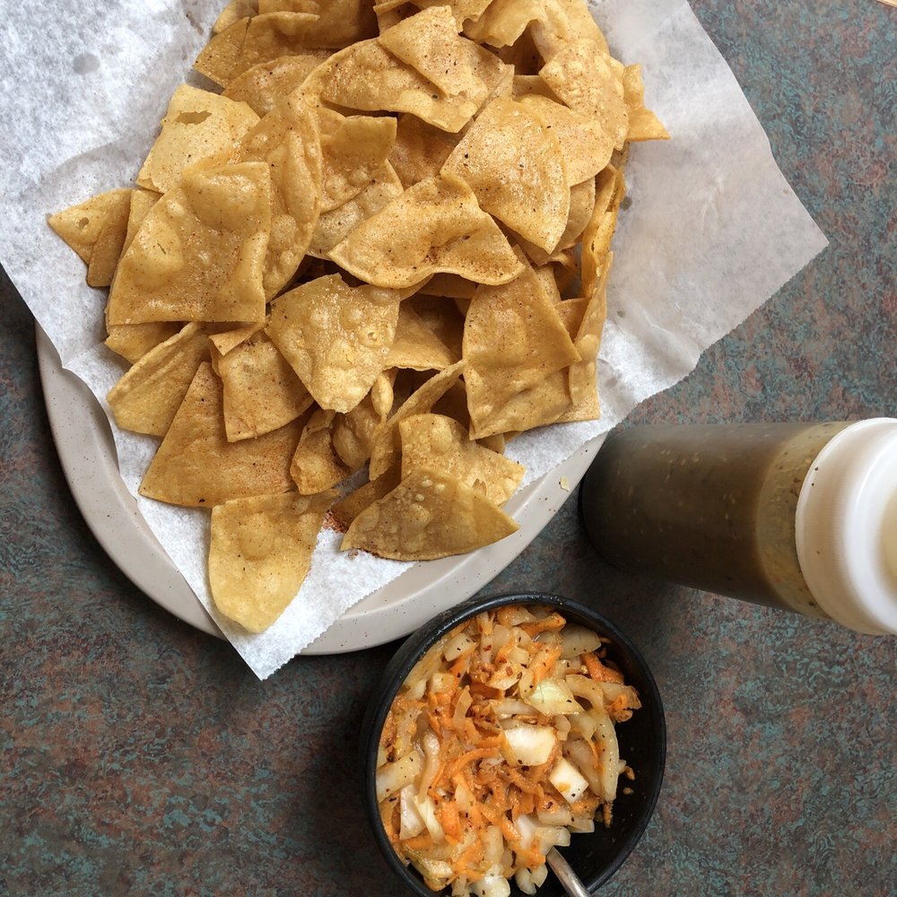 Taqueria Vallarta - Chips and salsa. Sooooo yummmmm! (Spicy) - Tacos Near Me - Old Hickory, Tennessee