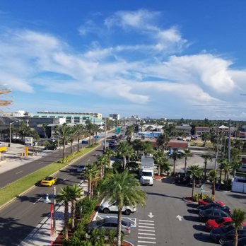 Sky Lounge - a view of a parking lot and palm trees - Lounges Near Me - Daytona Beach, Florida