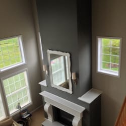 Elite Custom Woodworking - Custom fireplace facade and mantle
