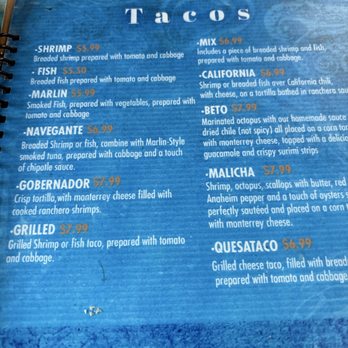 Mariscos El Navegante - Taco menu - Seafood Near Me - Yuma, Arizona Mariscos El Navegante - Taco menu - Seafood Near Me - Yuma, Arizona