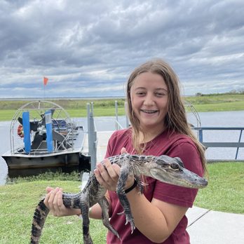 Wild Willy's Airboat Tours - Baby gator - Boat Tours Near Me - Saint Cloud, Florida