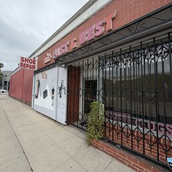 Fast & Best Shoe Repair - Closed storefront. They do tend to open promptly around 9 AM.