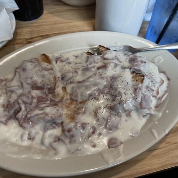 Diamond Shoals - Chipped Beef and Toast...a classic! - Seafood Near Me - Buxton, North Carolina