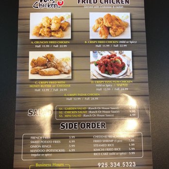 Vons Chicken - Fried Chicken - Chicken Wings Near Me - Concord, California