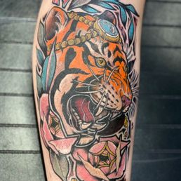 Neo Traditional tiger Neo Traditional tiger