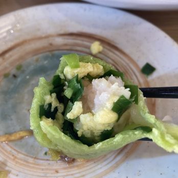King Dumpling - Inside of a shrimp dumpling - Dim Sum Near Me - Louisville, Colorado