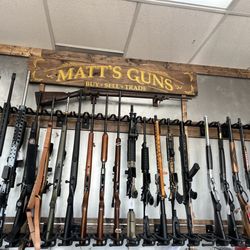 Matt’s Guns - The main rifle rack