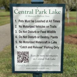 Southwood Central Park Lake - Rules