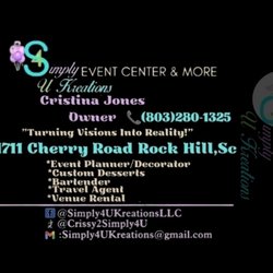 Simply 4U Kreations - Contact info!