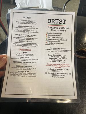 Menu photo 2 CRUST Pittsfield, MA