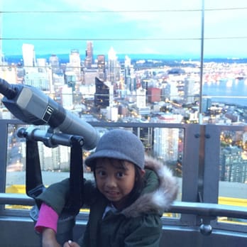 Space Needle - Leila Cheesing it up - Landmarks & Historical Buildings Near Me - Seattle, Washington Space Needle - Leila Cheesing it up - Landmarks & Historical Buildings Near Me - Seattle, Washington