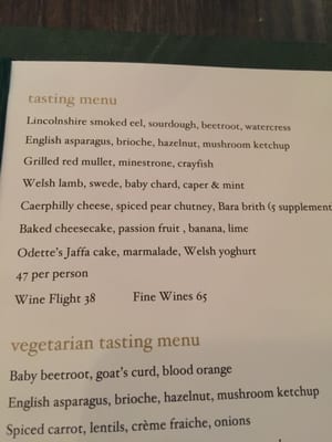 Menu photo 2 Odette's London, XGL