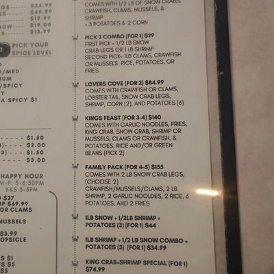 Menu photo 1 The Crab Pad Chicago, IL