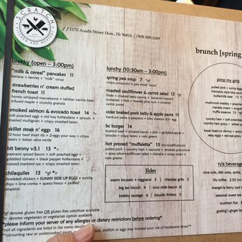 Scratch Kitchen - Breakfast & Brunch Near Me - Honolulu, Hawaii