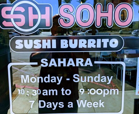 SOHO Sushi Burrito by null