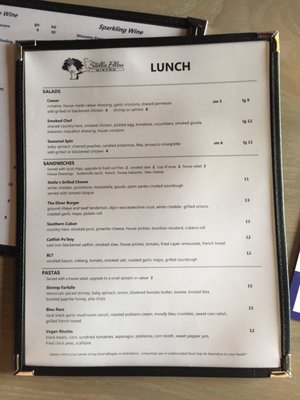 Menu photo 5 Stella Bleu Springfield, OH