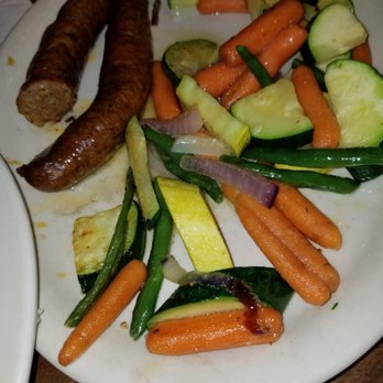 Ramblin Jacks Rib Eye - Sausage with no preservatives and fresh veggies - Steakhouses Near Me - Chehalis, Washington