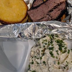 Lx Bbq - Brisket combo with smoked potato salad