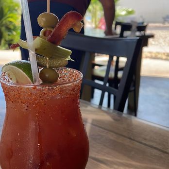 Coasters - This insane Bloody Mary! - Breakfast & Brunch Near Me - Aransas Pass, Texas