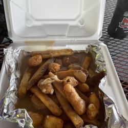 Salty Heifer Grill - Pudon fries or something like that, (fries, cheese curds and gravy)