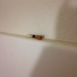 Cigarette buds in shower, dirty bed linens and dirty floors... Do not stay here!!! Cigarette buds in shower, dirty bed linens and dirty floors... Do not stay here!!!