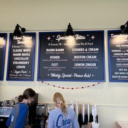 menus on the wall