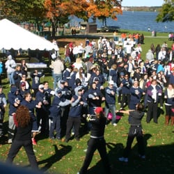 Zumba With Cheryl Lynn - Warming up the crowd at an ALS fundraiser.