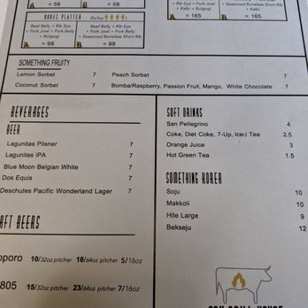Soh Grill House - Menu - Barbeque Near Me - Pasadena, California Soh Grill House - Menu - Barbeque Near Me - Pasadena, California
