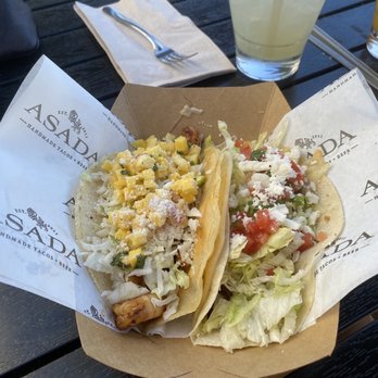 Asada Tacos + Beer - Shrimp soft taco and steak soft taco - Mexican Near Me - Laguna Beach, California Asada Tacos + Beer - Shrimp soft taco and steak soft taco - Mexican Near Me - Laguna Beach, California
