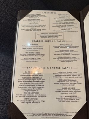 Menu photo 8 The Bungalow Corona del Mar, CA Menu photo 8 The Bungalow Corona del Mar, CA
