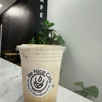 Be Nice Cafe - Caramel brûlée latte - Coffee & Tea Near Me - Clifton, New Jersey Be Nice Cafe - Caramel brûlée latte - Coffee & Tea Near Me - Clifton, New Jersey