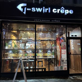 T-swirl Crepe - Outside - Desserts Near Me - Astoria, New York