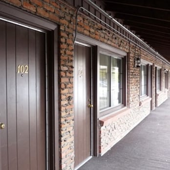 Dude Rancher Lodge - First floor exterior door to parking lot.  Credit Barbara L. Steinberg - Hotels Near Me - Billings, Montana